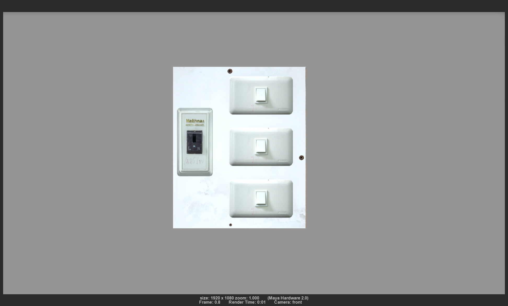 Switch 02 Low-poly 3D model_6