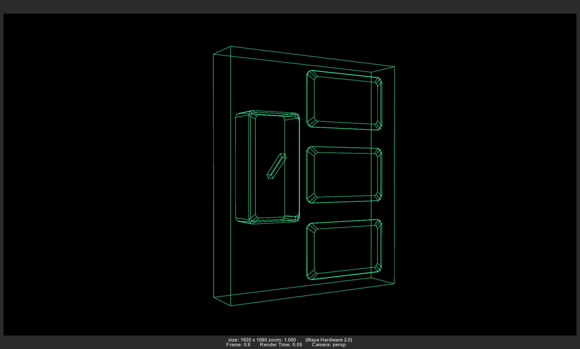 Switch 02 Low-poly 3D model_7