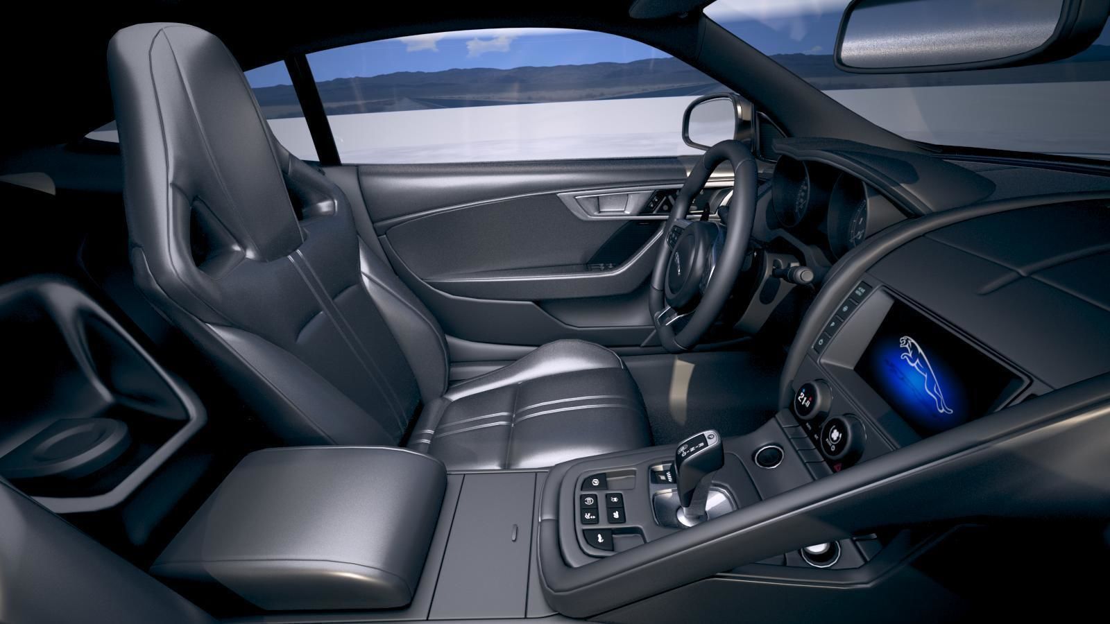 Jaguar F-Type R dynamic Coupe 2018 3D model_17