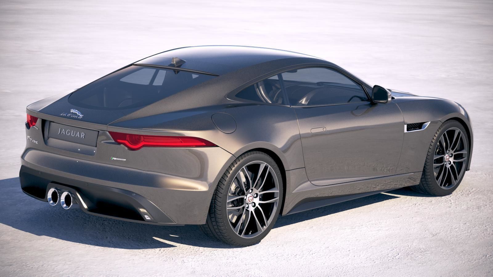 Jaguar F-Type R dynamic Coupe 2018 3D model_4