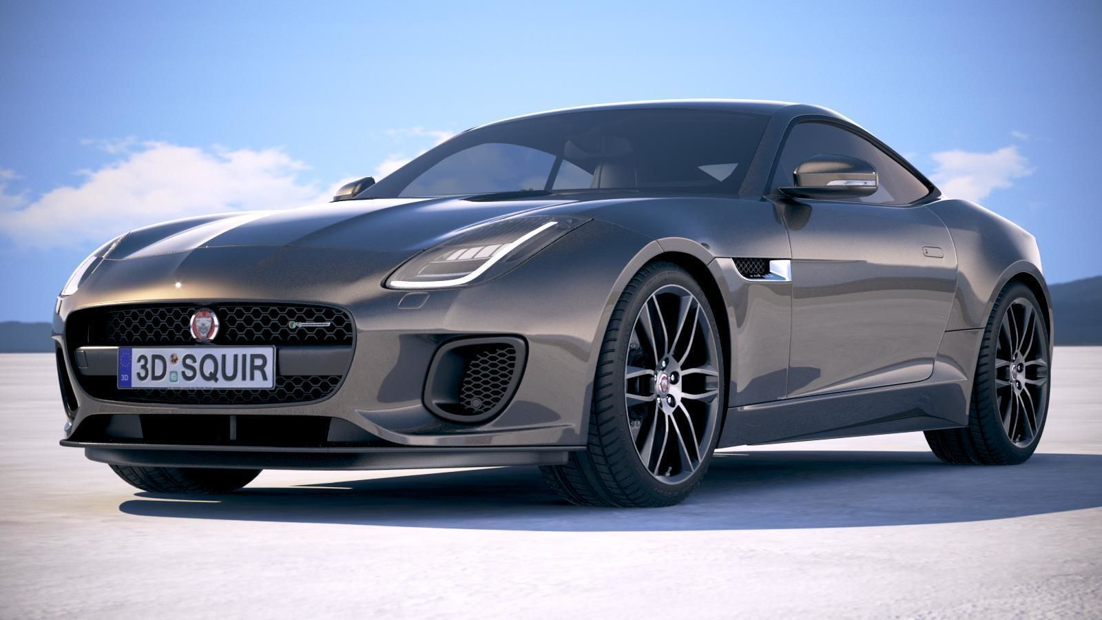 Jaguar F-Type R dynamic Coupe 2018 3D model_12