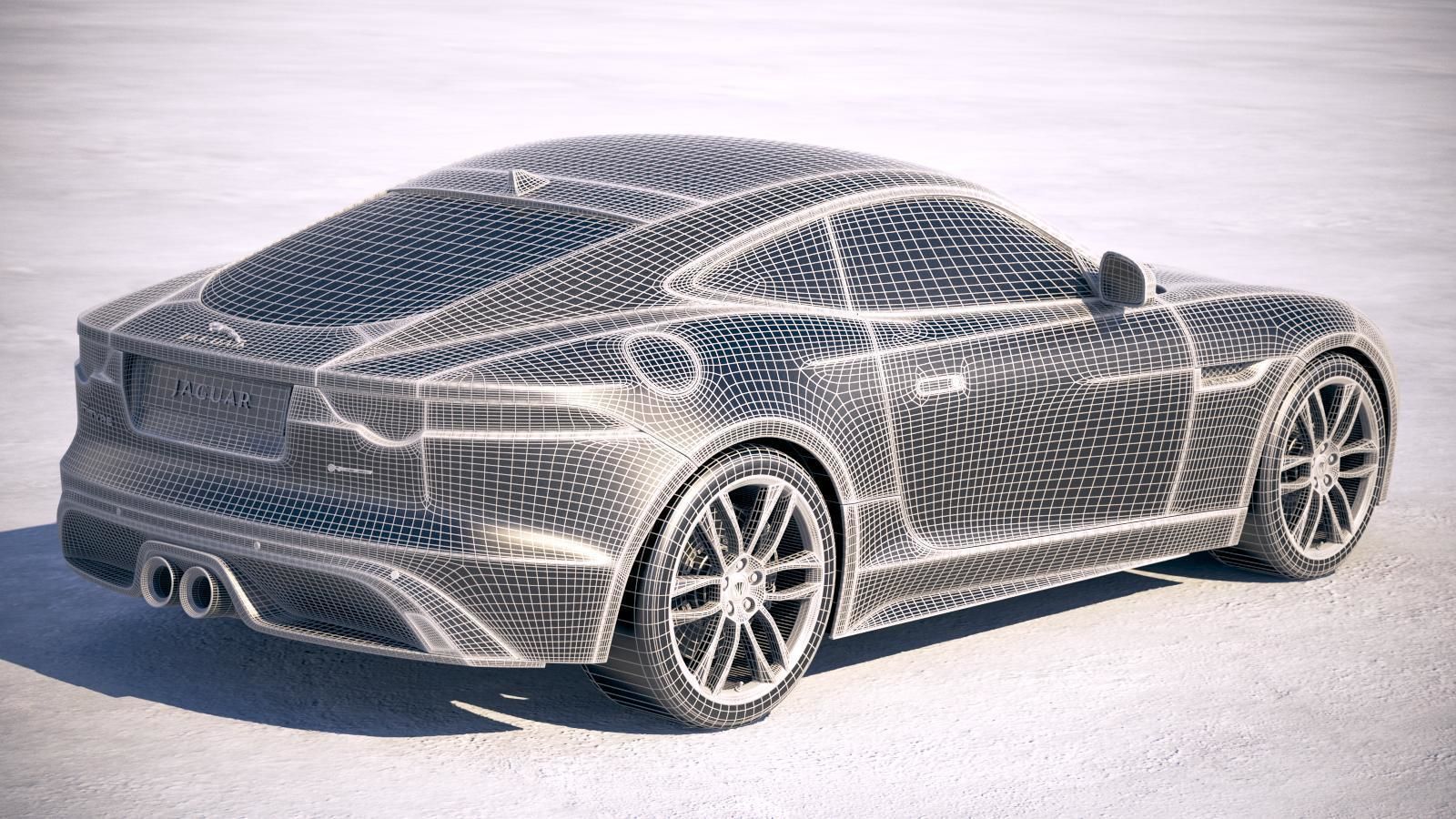 Jaguar F-Type R dynamic Coupe 2018 3D model_21