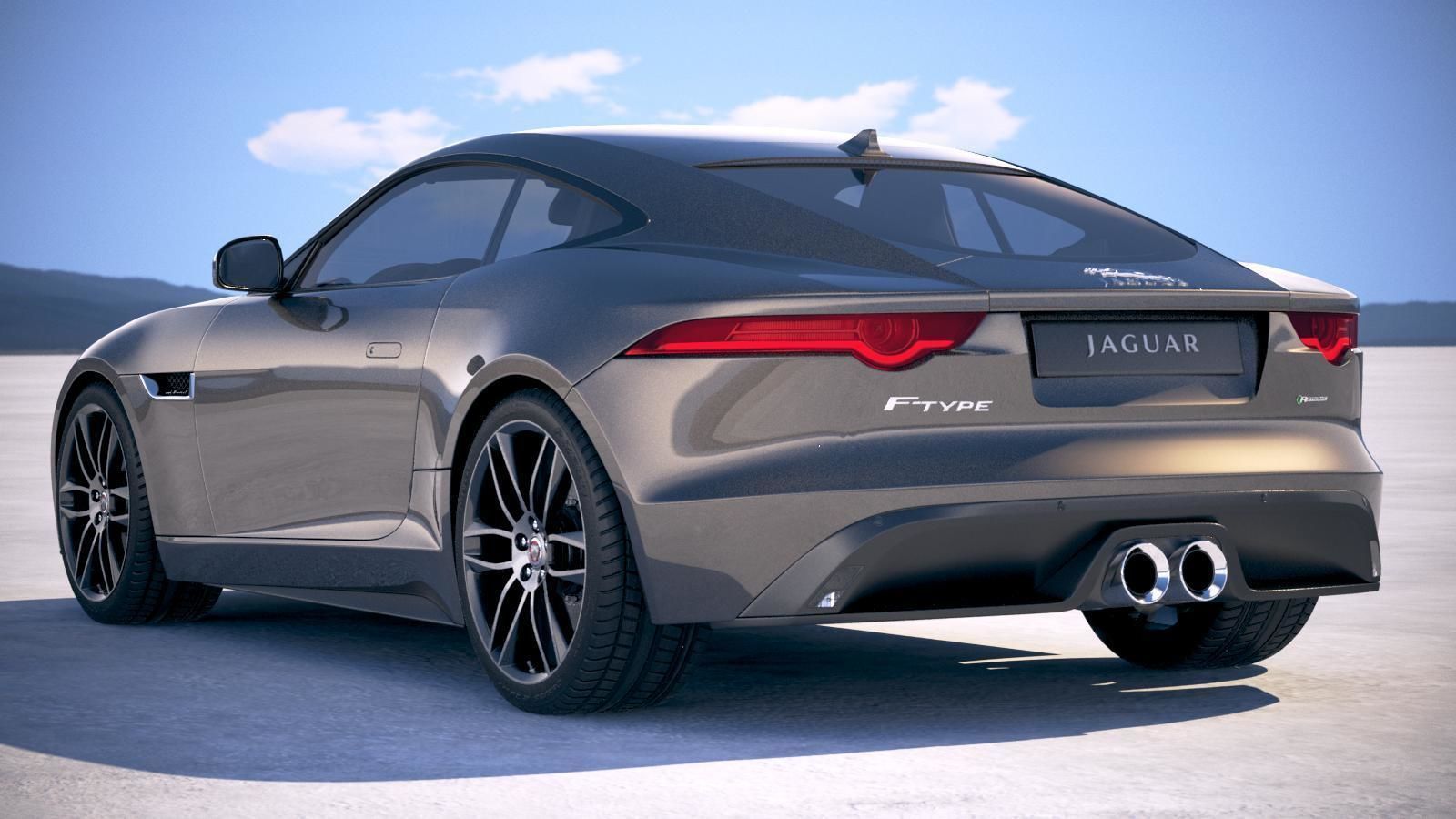 Jaguar F-Type R dynamic Coupe 2018 3D model_13