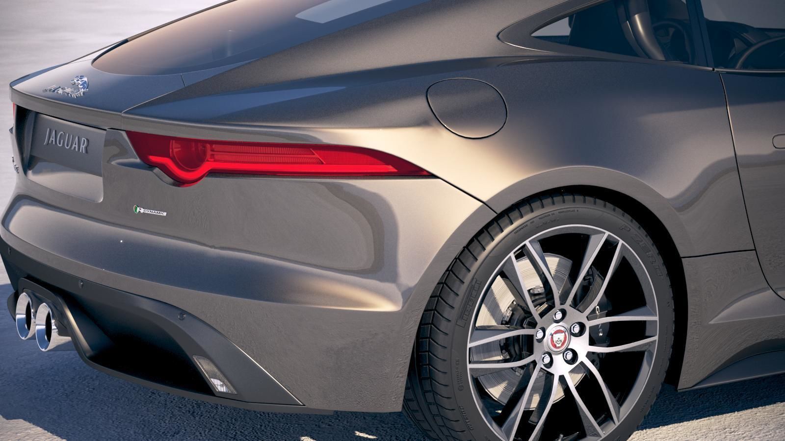 Jaguar F-Type R dynamic Coupe 2018 3D model_3