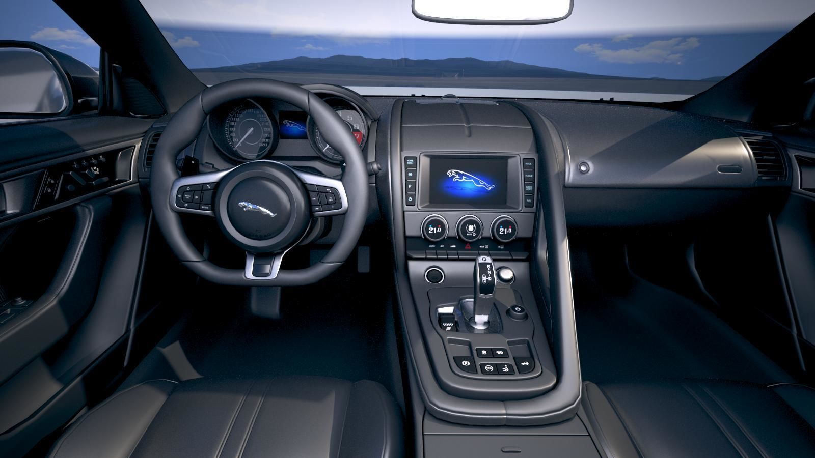 Jaguar F-Type R dynamic Coupe 2018 3D model_18