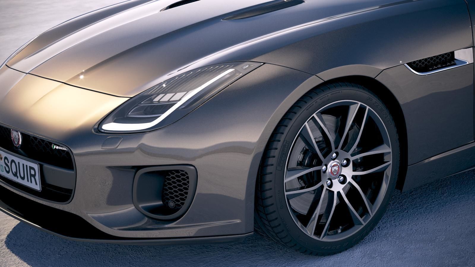 Jaguar F-Type R dynamic Coupe 2018 3D model_2