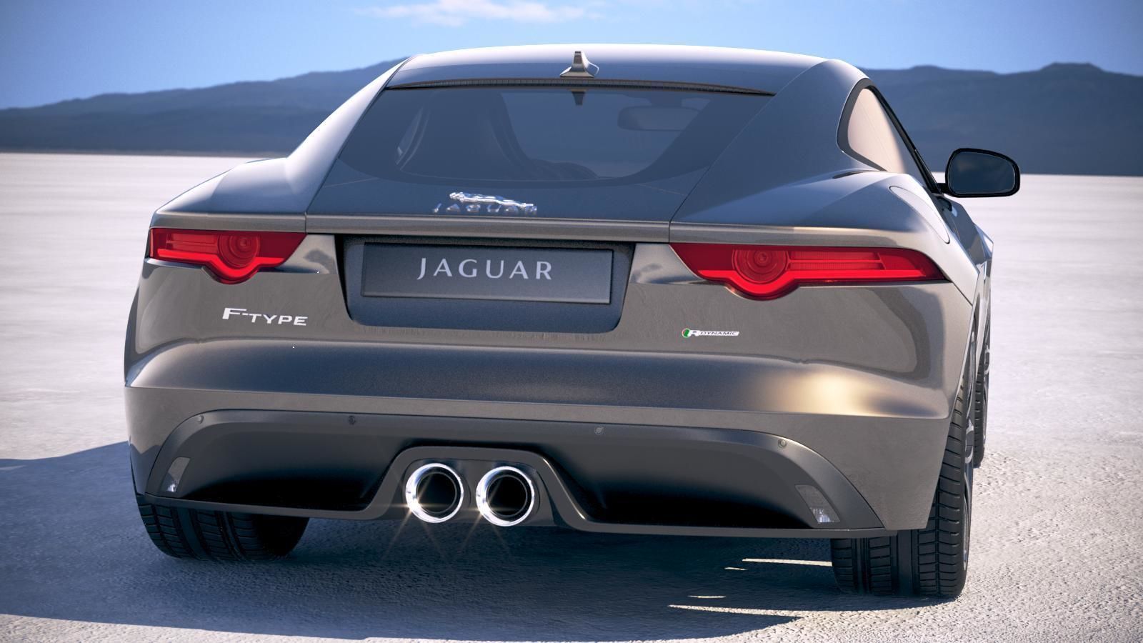 Jaguar F-Type R dynamic Coupe 2018 3D model_5