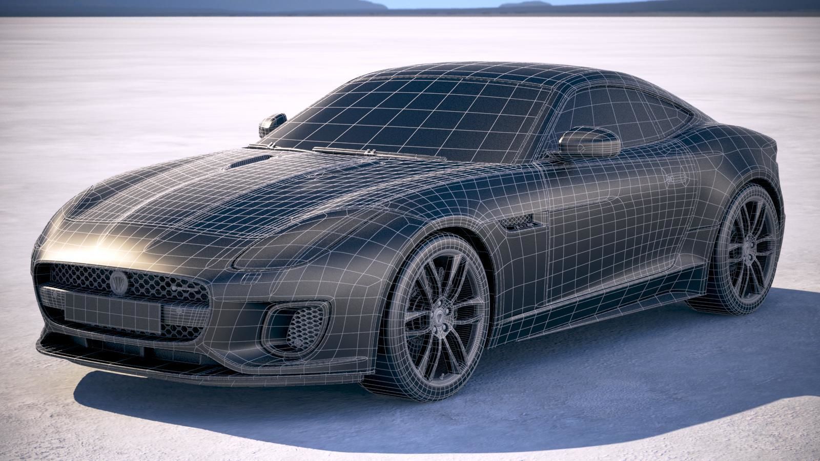 Jaguar F-Type R dynamic Coupe 2018 3D model_22