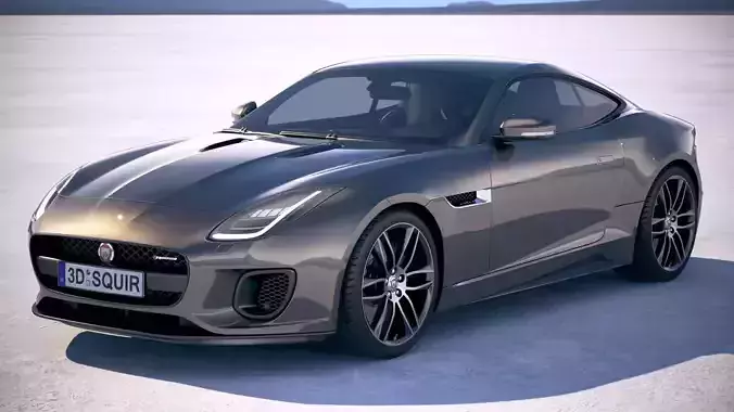 Jaguar F-Type R dynamic Coupe 2018 3D model
