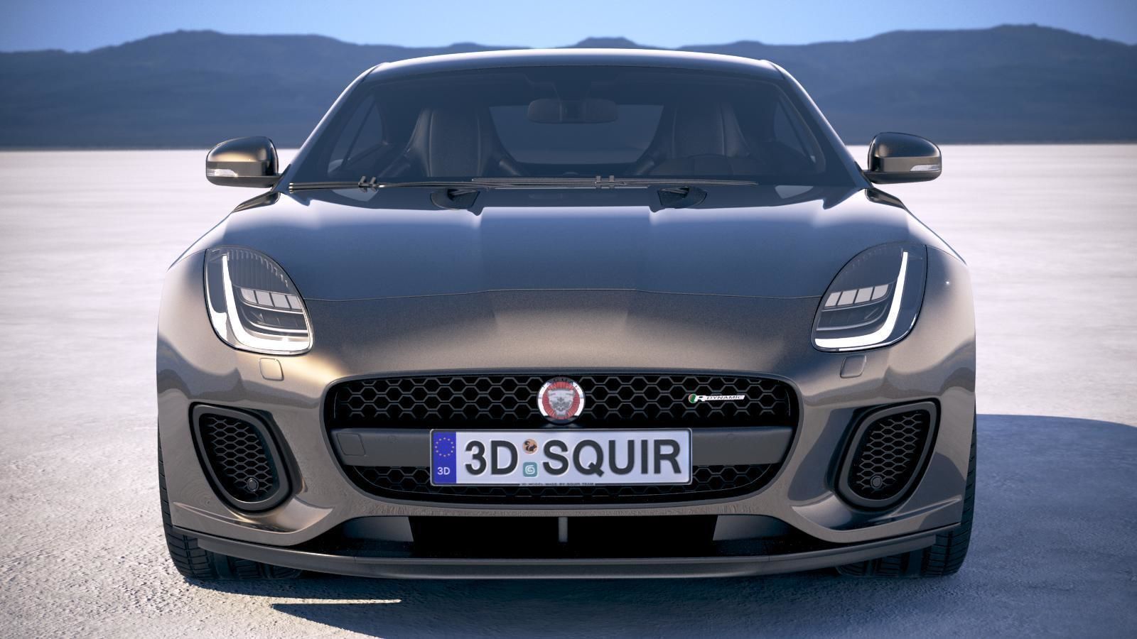 Jaguar F-Type R dynamic Coupe 2018 3D model_9