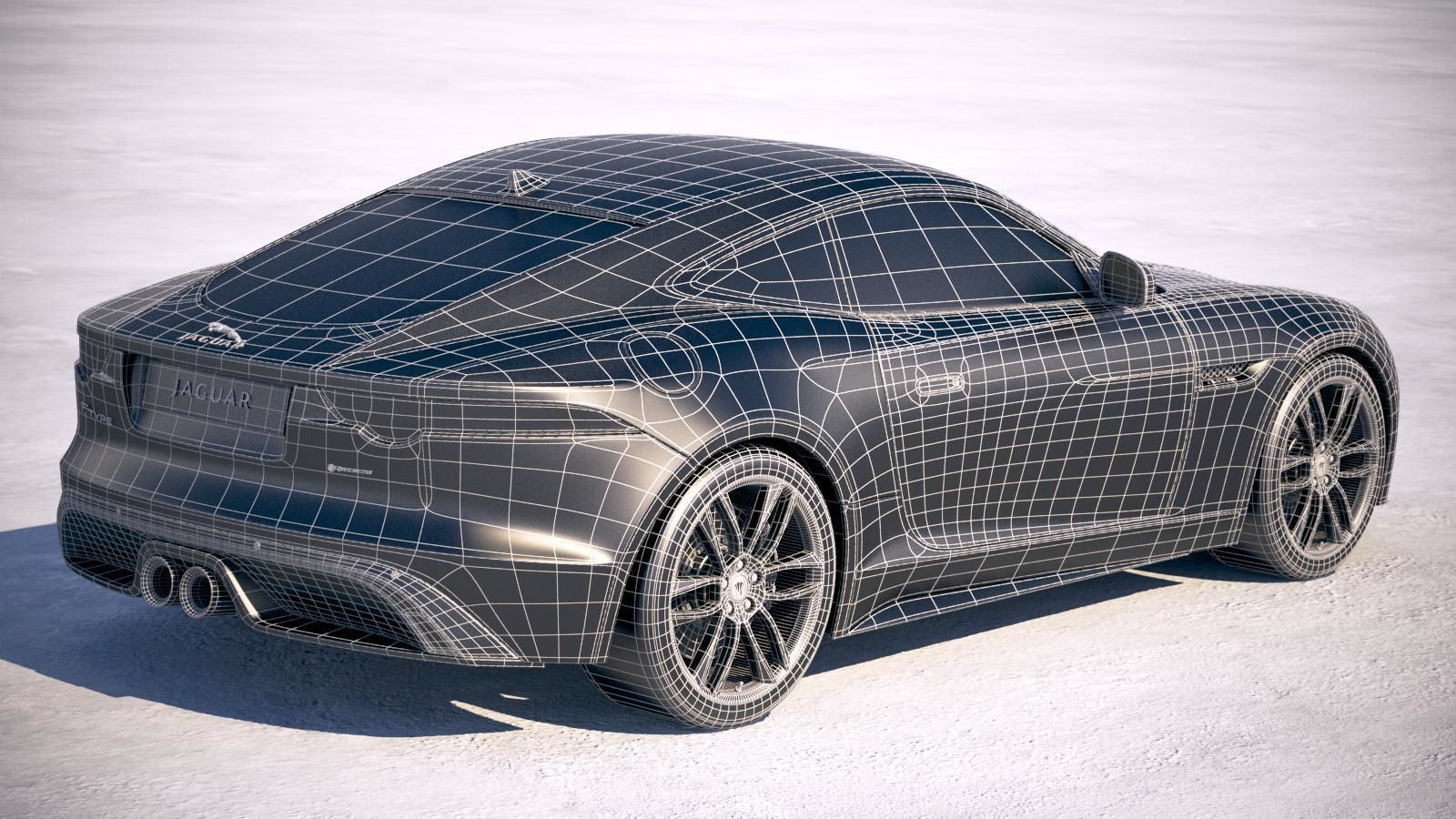 Jaguar F-Type R dynamic Coupe 2018 3D model_23