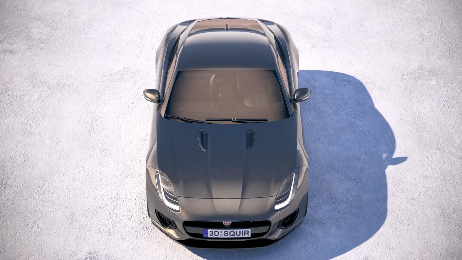 Jaguar F-Type R dynamic Coupe 2018 3D model_8