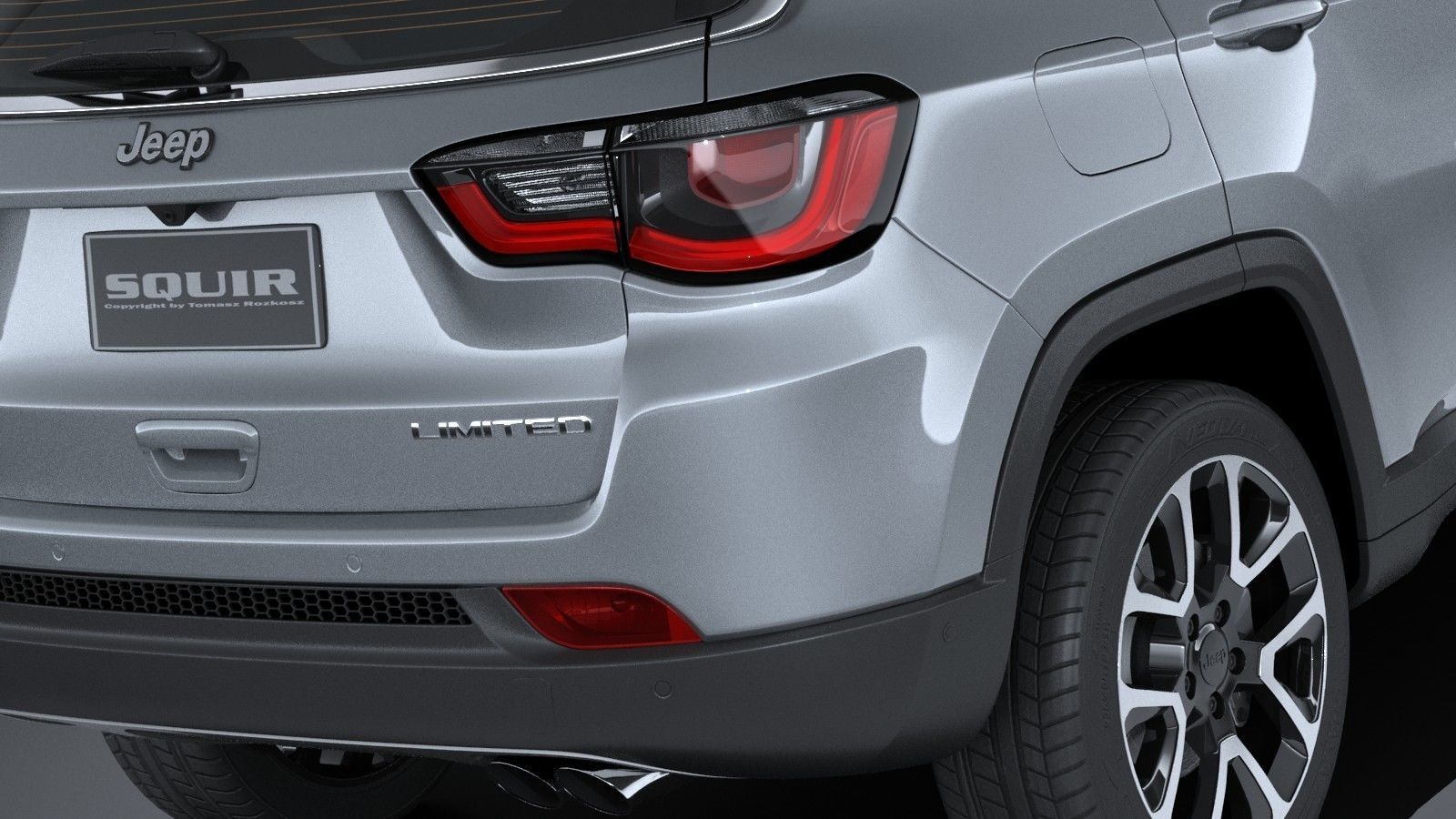 Jeep Compass Limited 2017 3D model_3