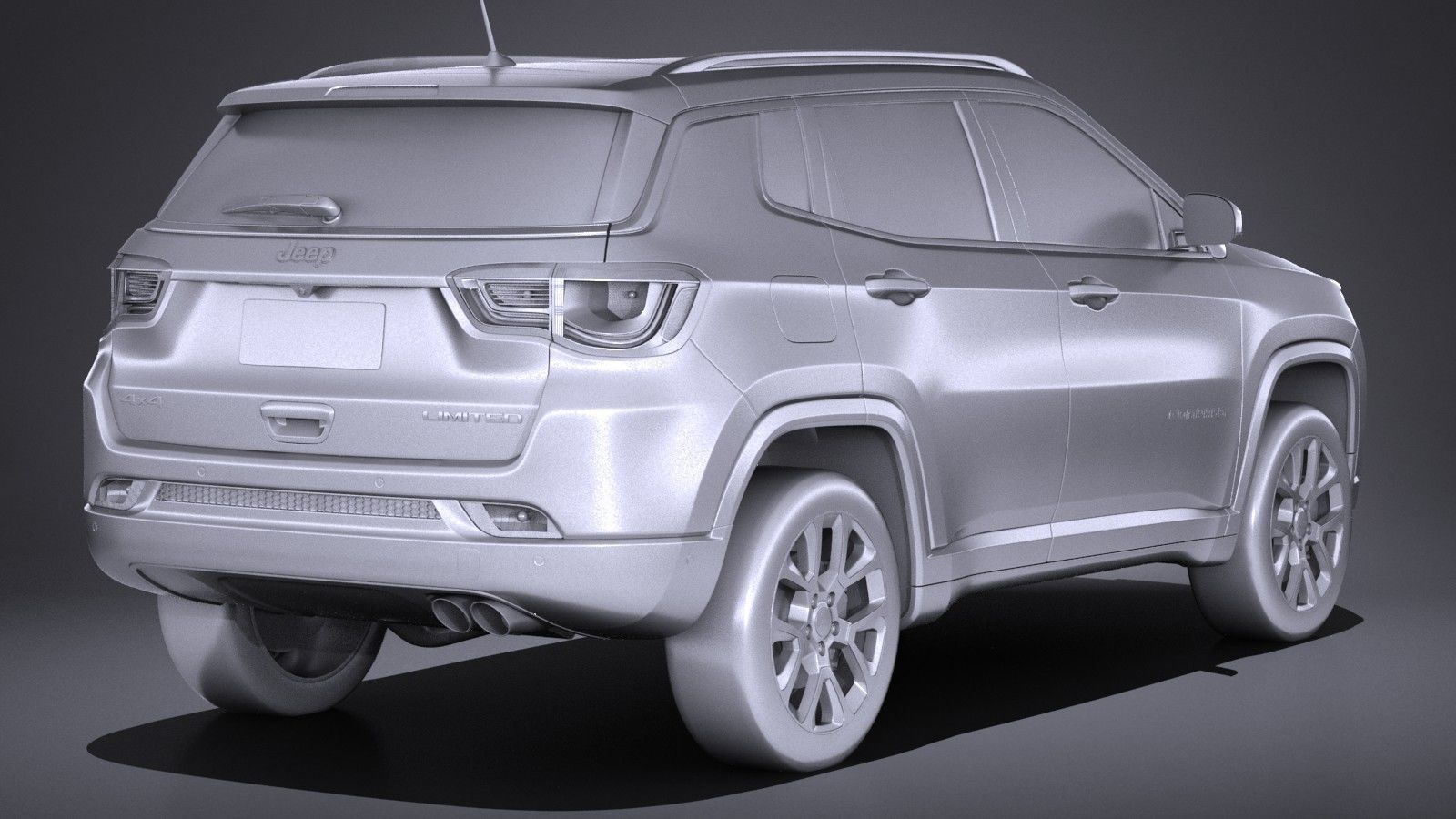 Jeep Compass Limited 2017 3D model_11