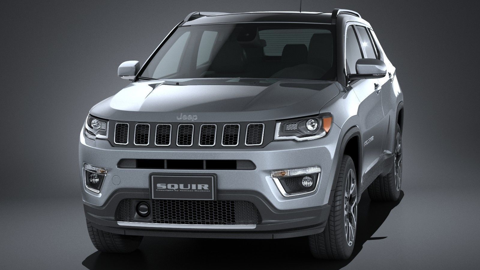 Jeep Compass Limited 2017 3D model_1
