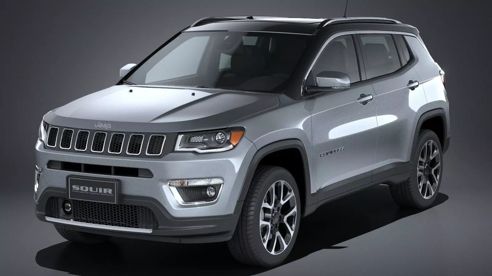 Jeep Compass Limited 2017 3D model_0