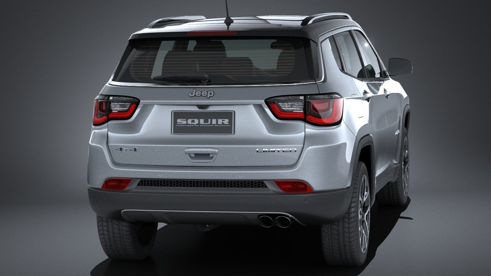 Jeep Compass Limited 2017 3D model_4