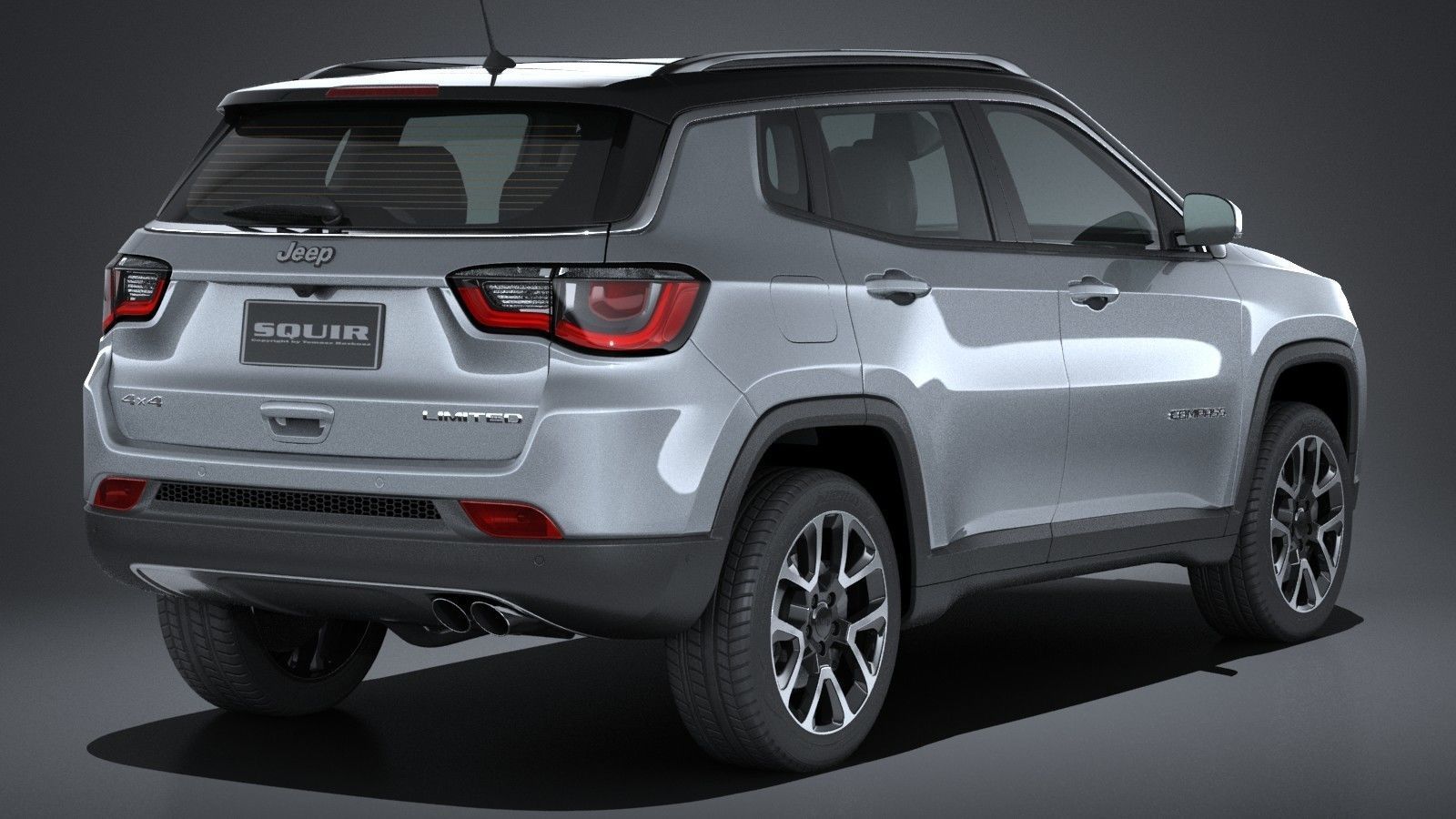 Jeep Compass Limited 2017 3D model_5