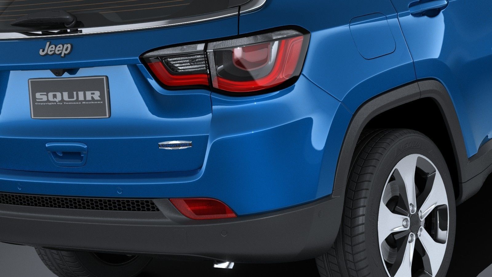 Jeep Compass Longitude 2017 3D model_3