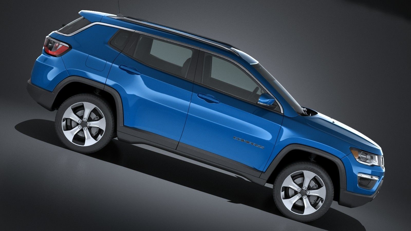 Jeep Compass Longitude 2017 3D model_6