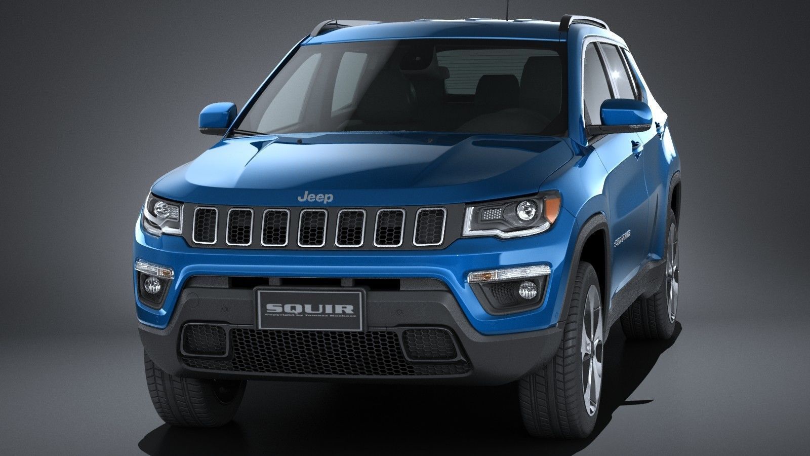 Jeep Compass Longitude 2017 3D model_1
