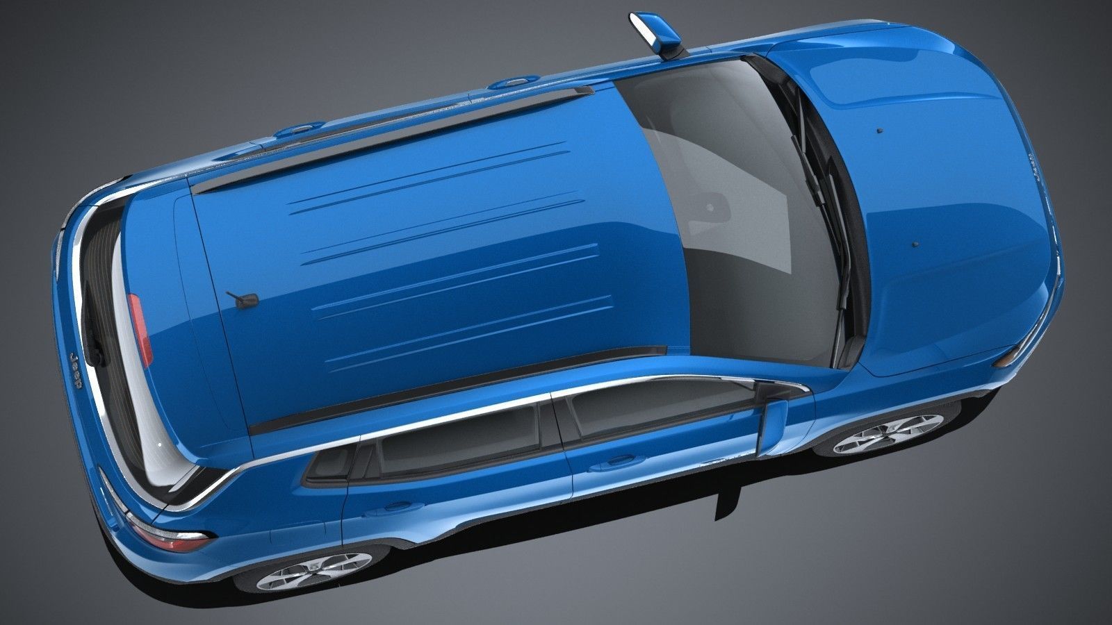 Jeep Compass Longitude 2017 3D model_7