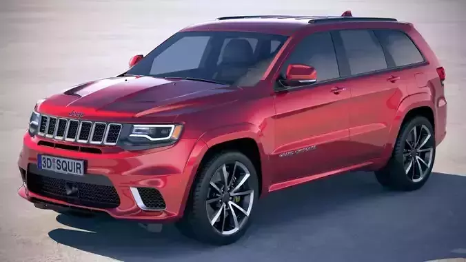 Jeep Grand Cherokee TrackHawk 2018 3D model