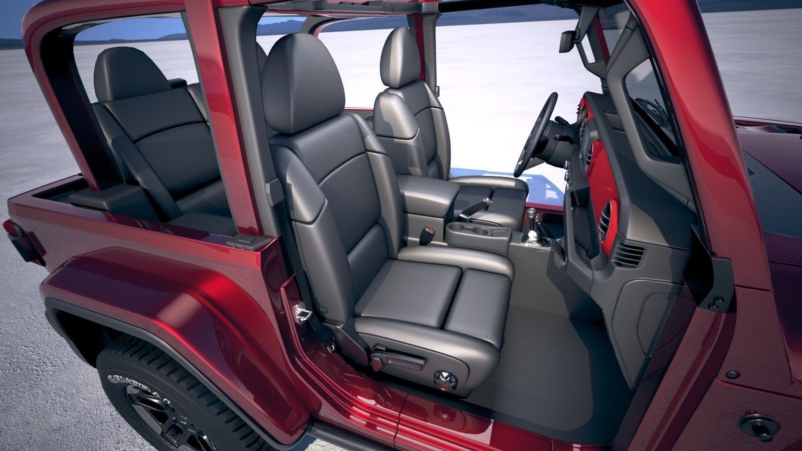 Jeep Wrangler Rubicon 2018 3D model_19