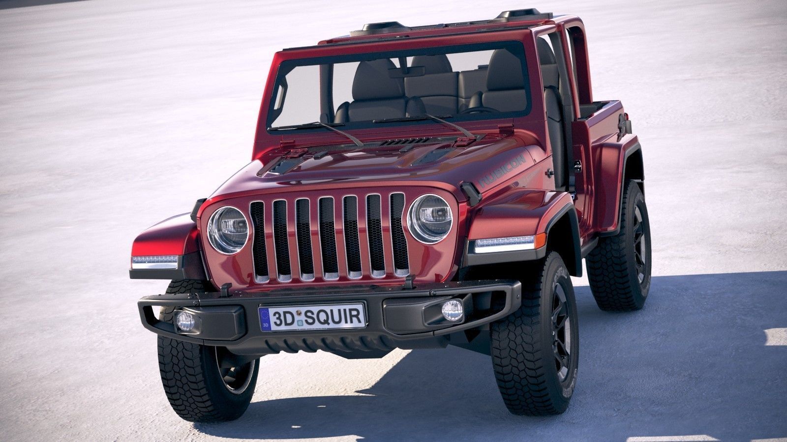 Jeep Wrangler Rubicon 2018 3D model_1