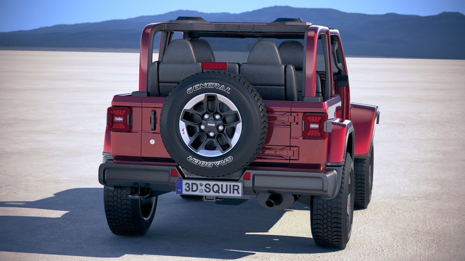 Jeep Wrangler Rubicon 2018 3D model_5