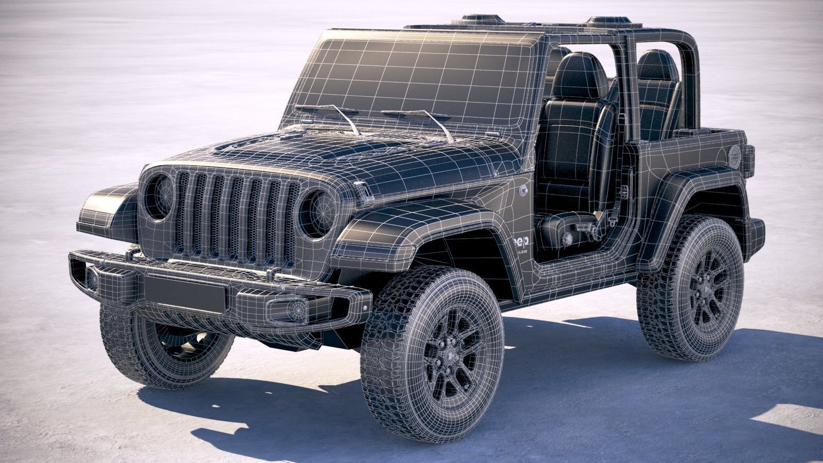 Jeep Wrangler Rubicon 2018 3D model_22
