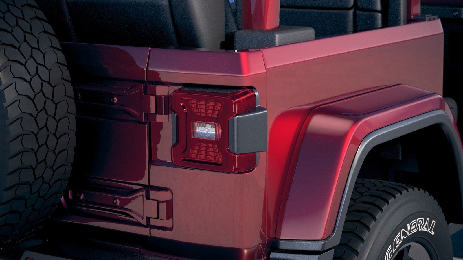 Jeep Wrangler Rubicon 2018 3D model_16
