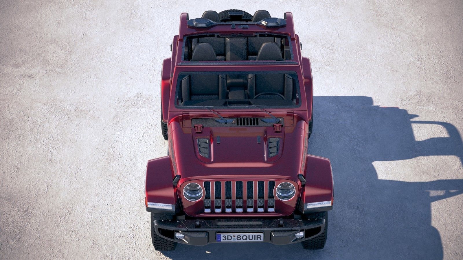 Jeep Wrangler Rubicon 2018 3D model_8