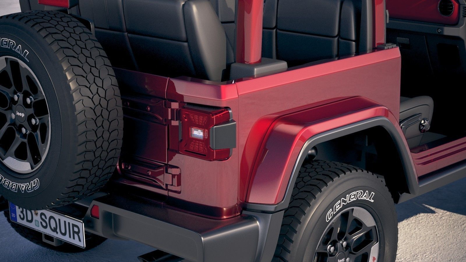 Jeep Wrangler Rubicon 2018 3D model_3