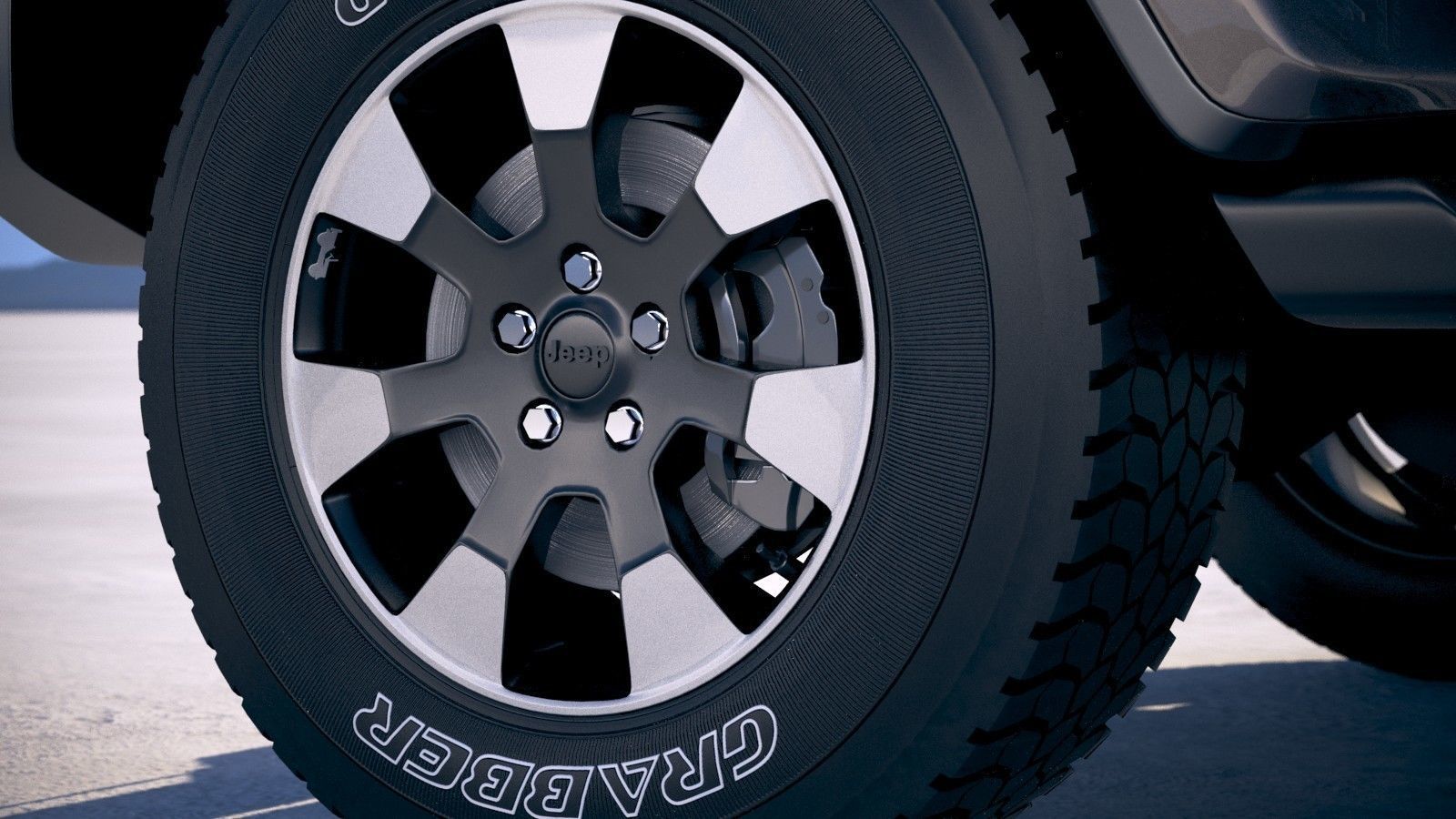 Jeep Wrangler Unlimited Sahara 2018 3D model_14