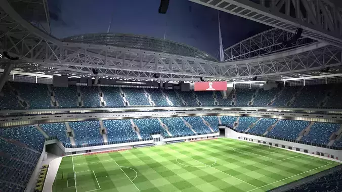 Krestovsky Stadium Zenit Arena 3D model