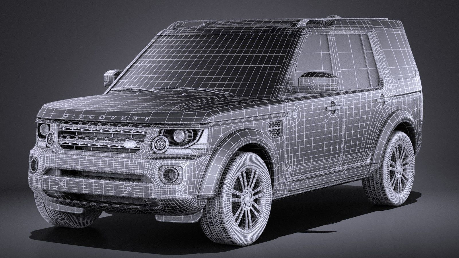 Land Rover Discovery 2014 VRAY 3D model_14