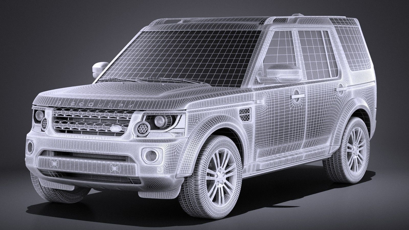 Land Rover Discovery 2014 VRAY 3D model_12