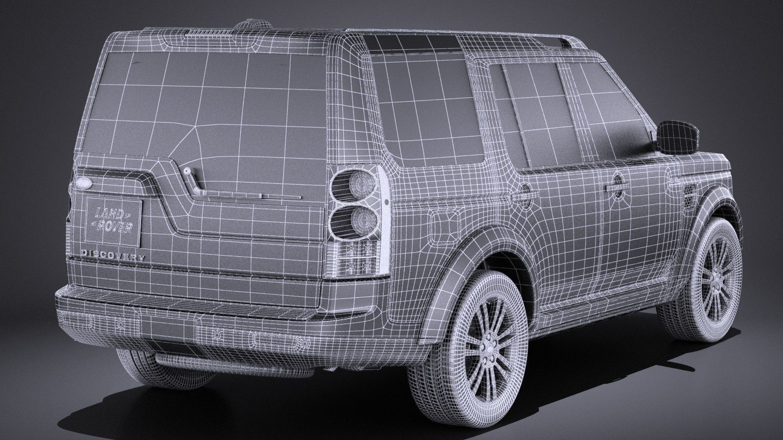 Land Rover Discovery 2014 VRAY 3D model_15