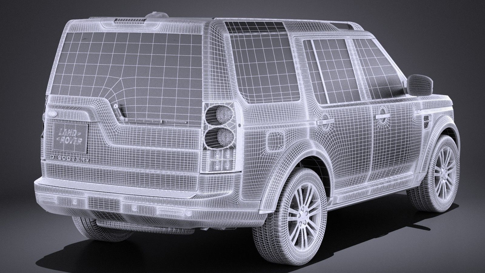 Land Rover Discovery 2014 VRAY 3D model_13