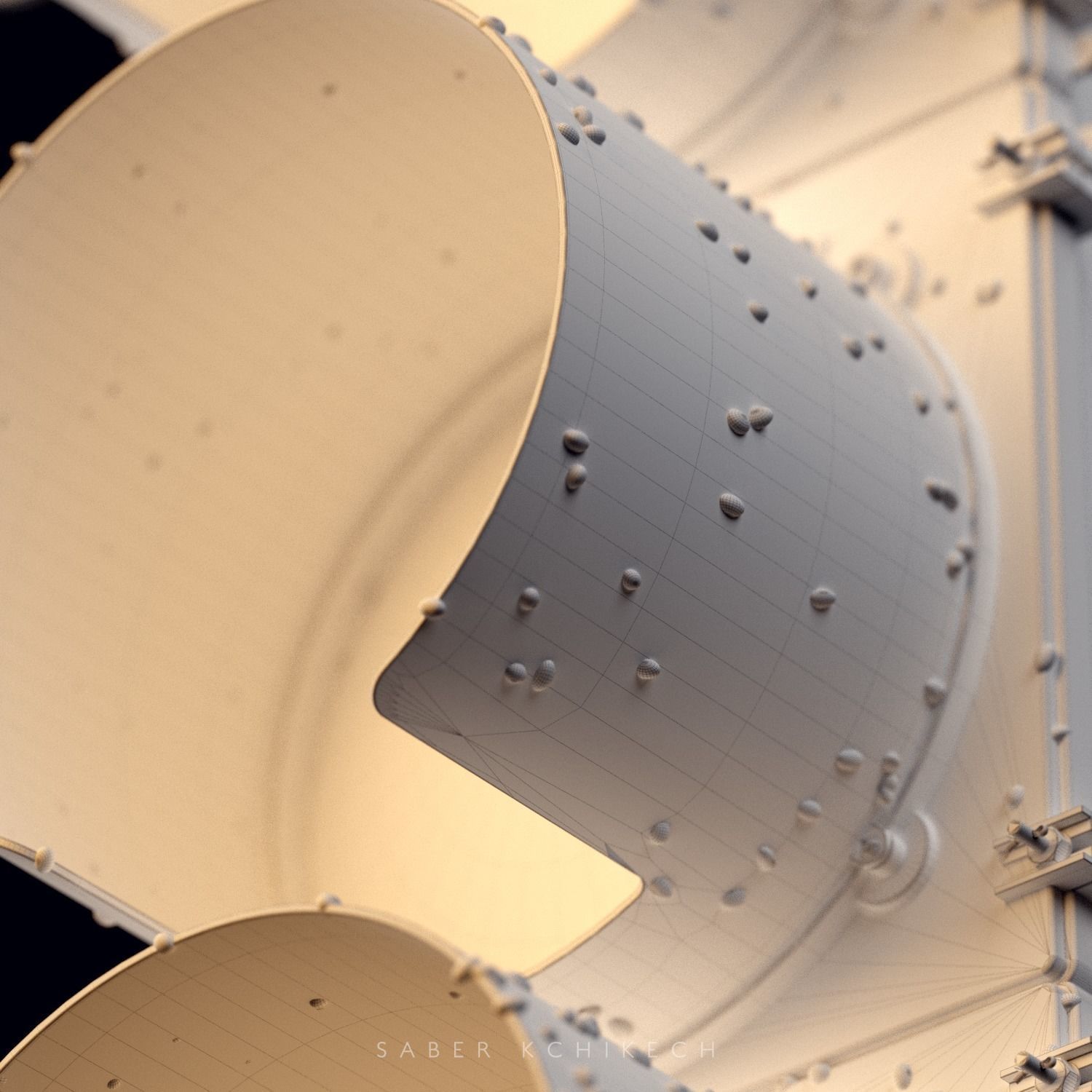 Traffic light 3D model_2