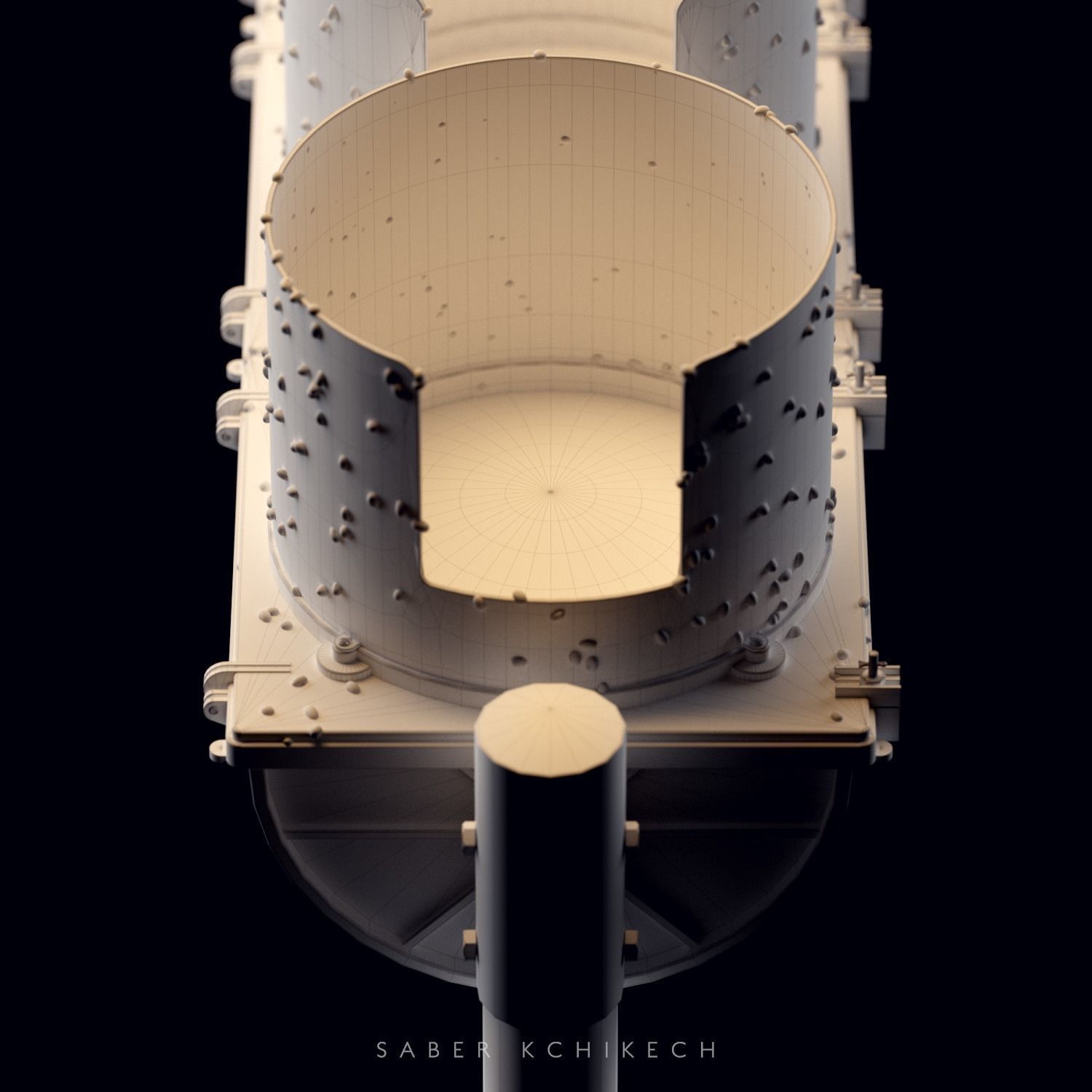 Traffic light 3D model_4