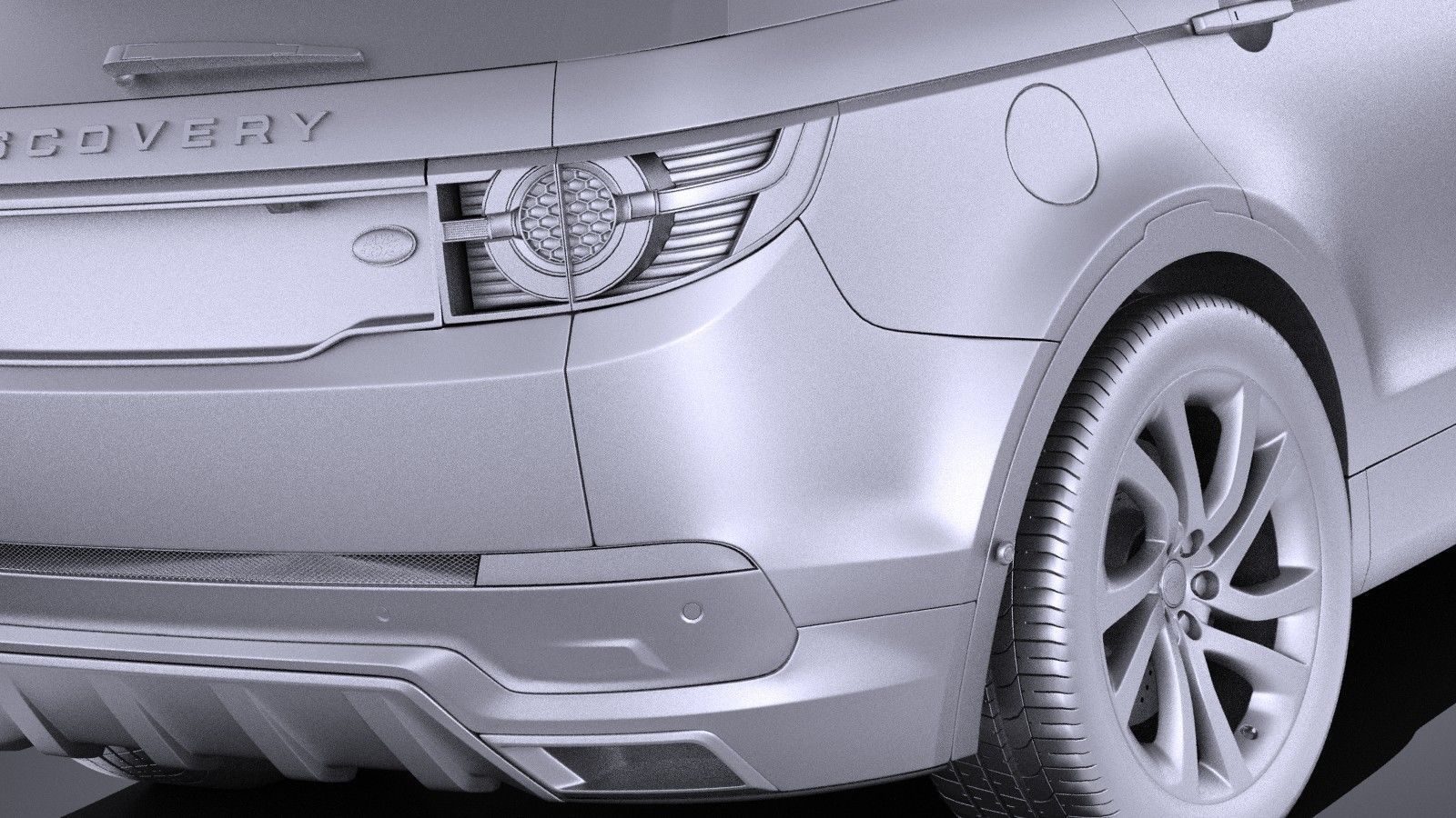 Land Rover Discovery Sport Dynamic 2017 VRAY 3D model_10