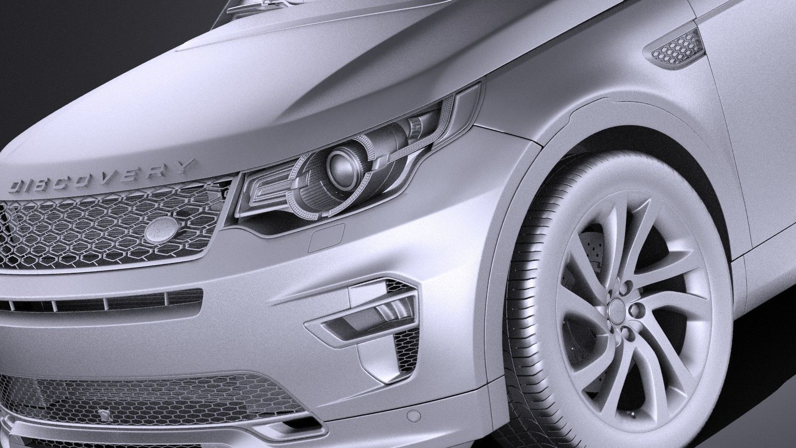 Land Rover Discovery Sport Dynamic 2017 VRAY 3D model_9