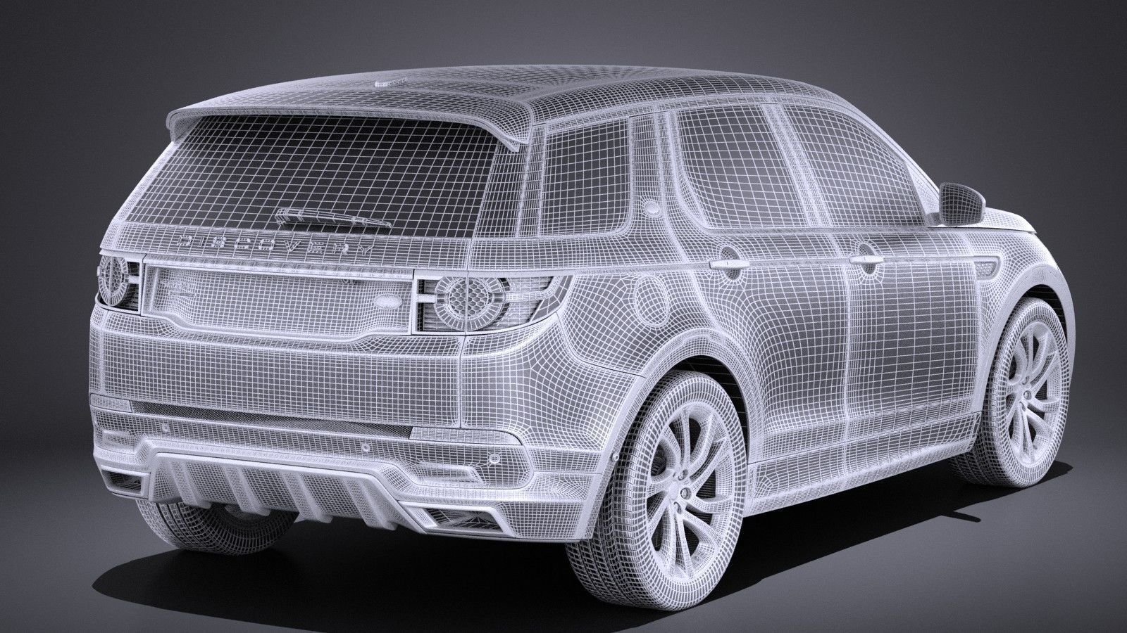 Land Rover Discovery Sport Dynamic 2017 VRAY 3D model_13