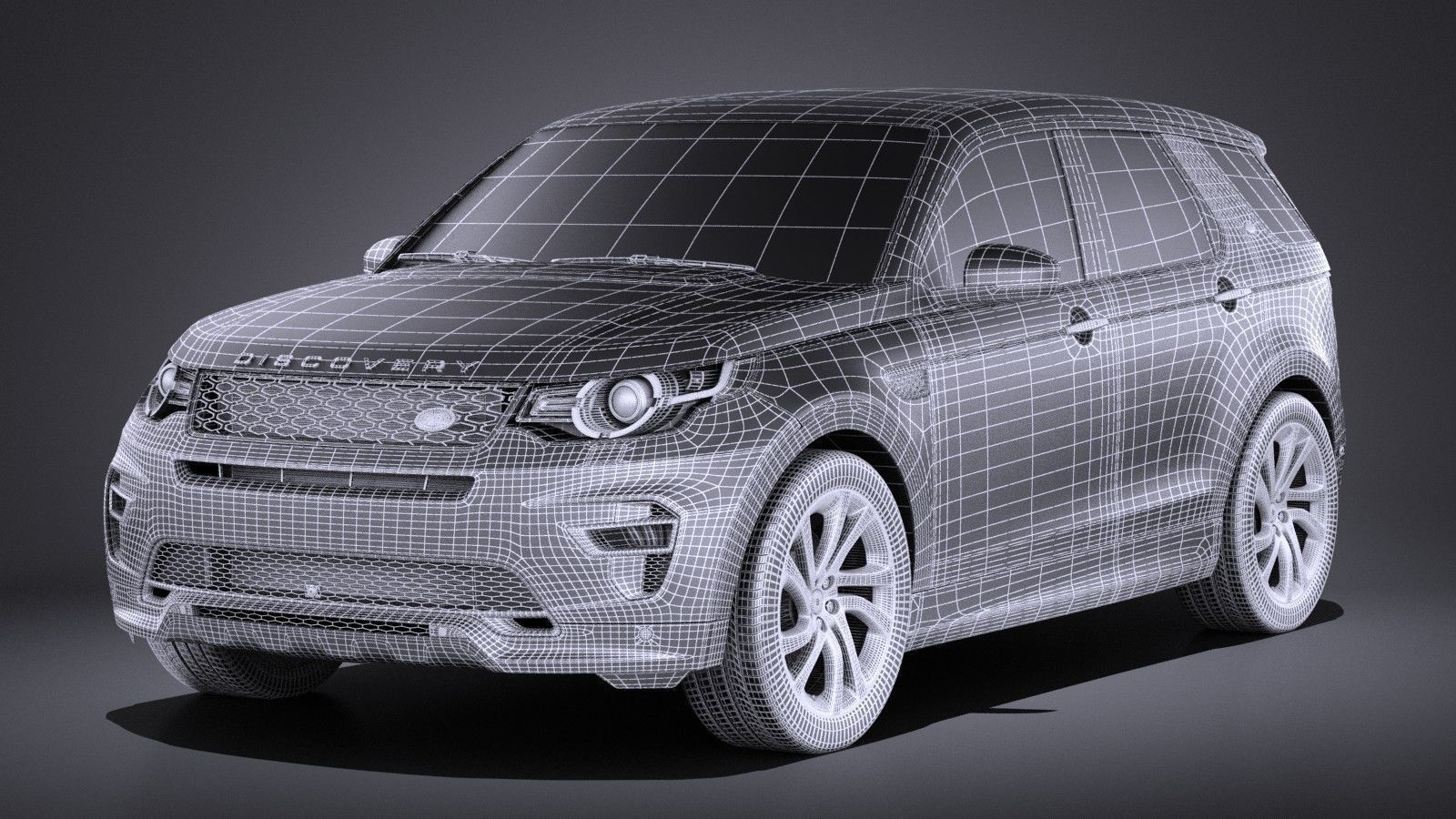 Land Rover Discovery Sport Dynamic 2017 VRAY 3D model_14