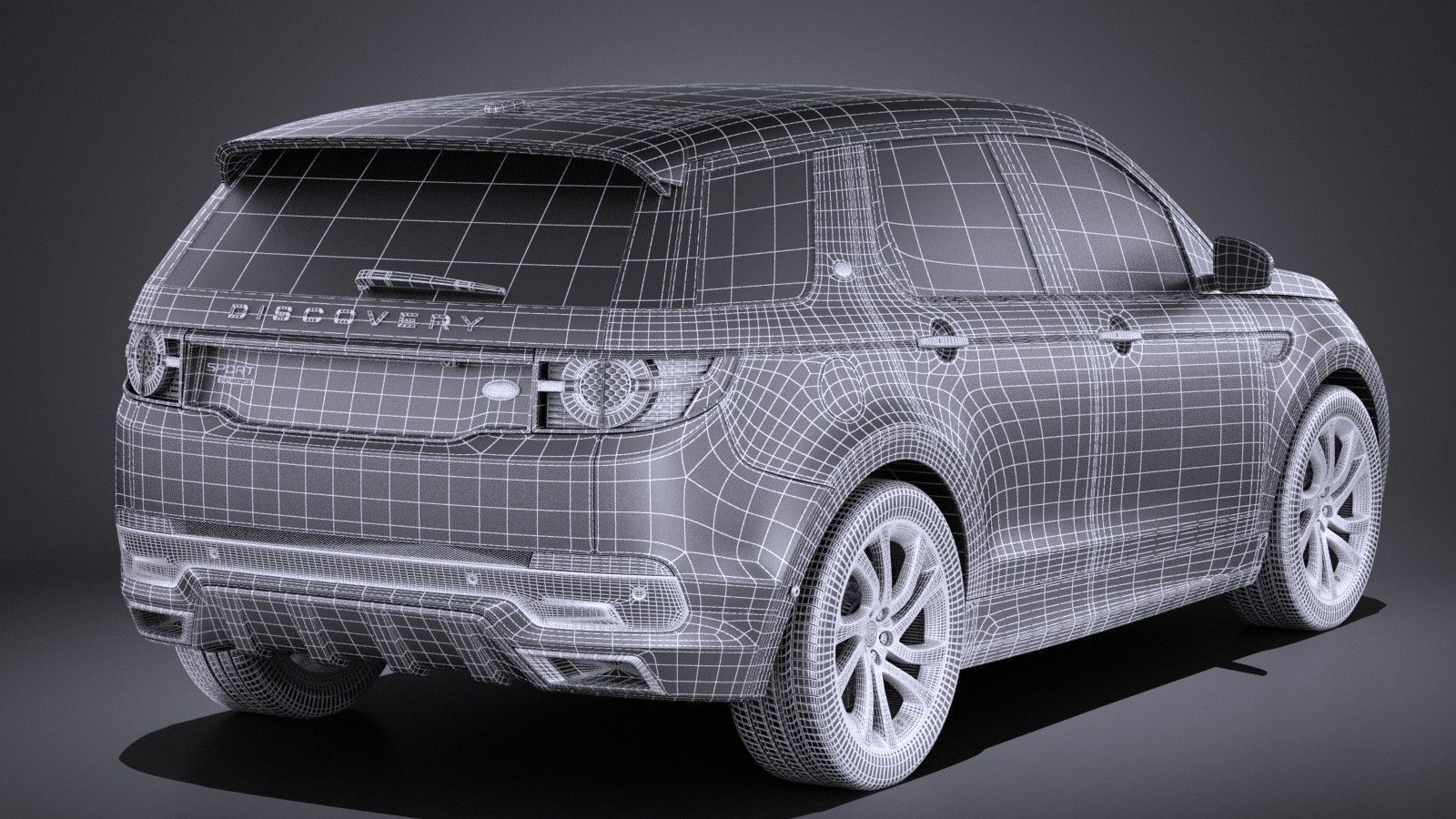 Land Rover Discovery Sport Dynamic 2017 VRAY 3D model_15