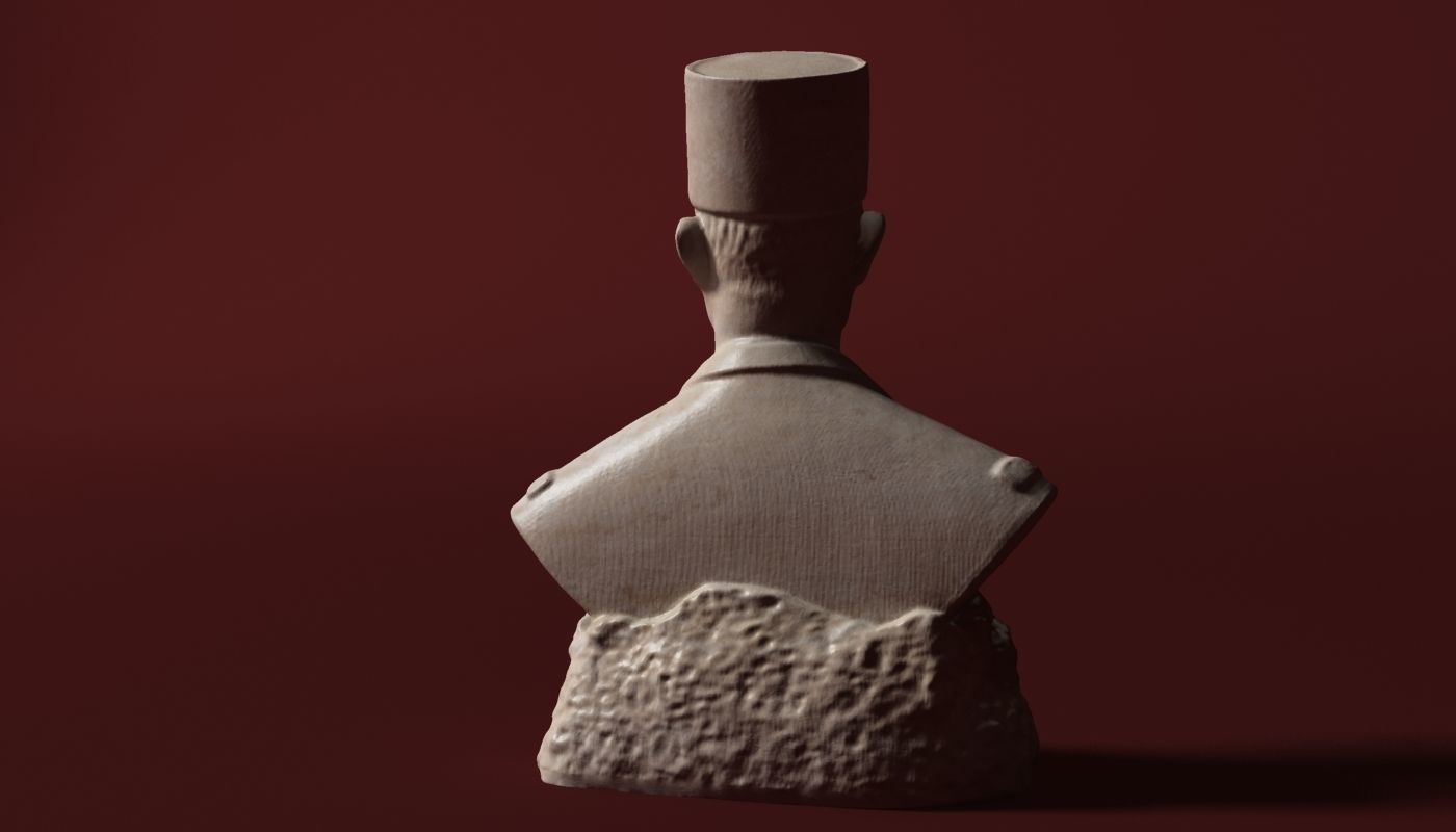 De Gaulle Bust 3D model_3