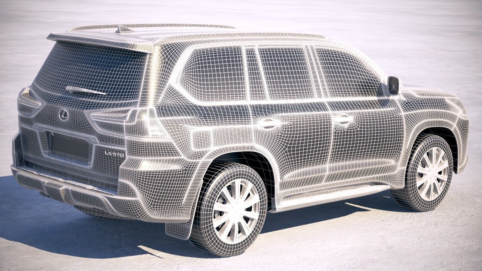 Lexus LX 570 2017 3D model_18