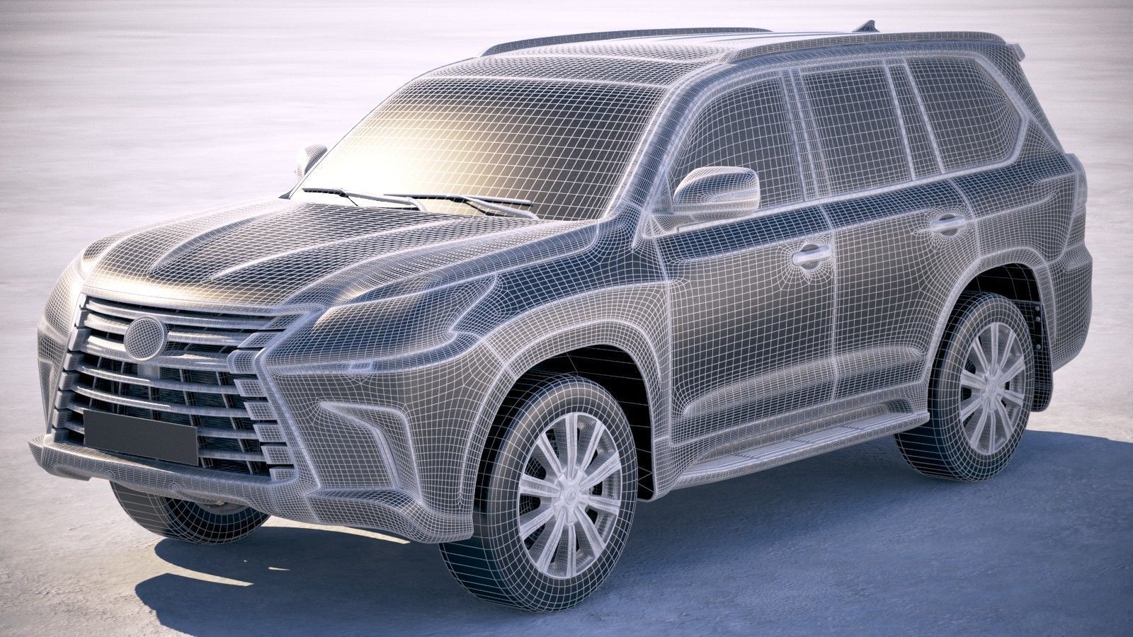 Lexus LX 570 2017 3D model_17